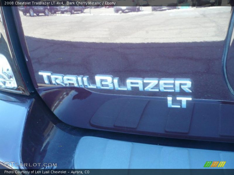 Dark Cherry Metallic / Ebony 2008 Chevrolet TrailBlazer LT 4x4