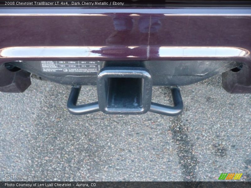 Dark Cherry Metallic / Ebony 2008 Chevrolet TrailBlazer LT 4x4