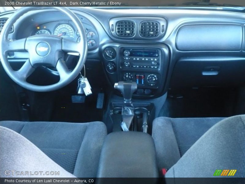 Dark Cherry Metallic / Ebony 2008 Chevrolet TrailBlazer LT 4x4