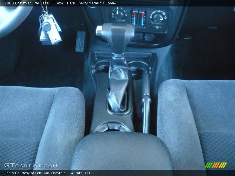 Dark Cherry Metallic / Ebony 2008 Chevrolet TrailBlazer LT 4x4
