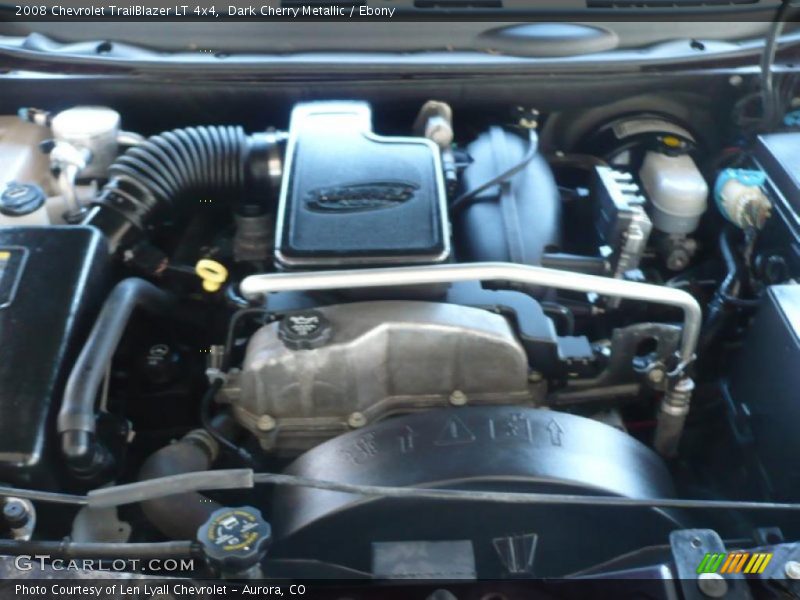 Dark Cherry Metallic / Ebony 2008 Chevrolet TrailBlazer LT 4x4