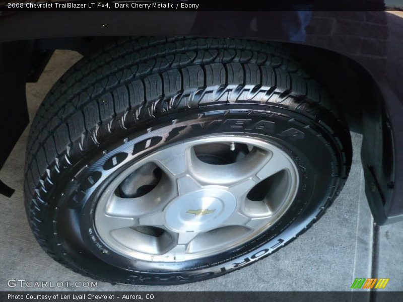 Dark Cherry Metallic / Ebony 2008 Chevrolet TrailBlazer LT 4x4