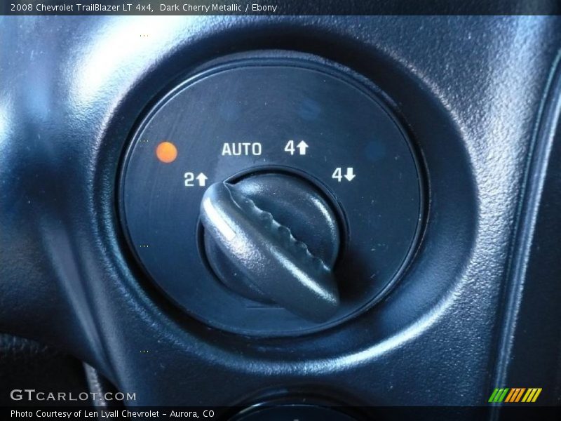 Dark Cherry Metallic / Ebony 2008 Chevrolet TrailBlazer LT 4x4