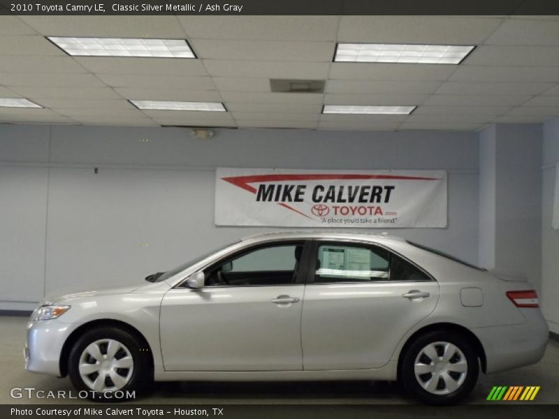 Classic Silver Metallic / Ash Gray 2010 Toyota Camry LE