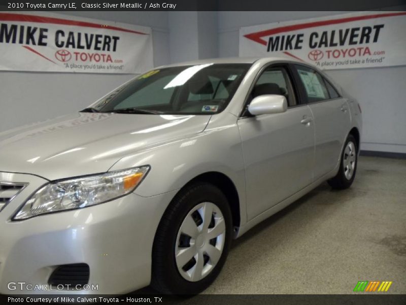 Classic Silver Metallic / Ash Gray 2010 Toyota Camry LE