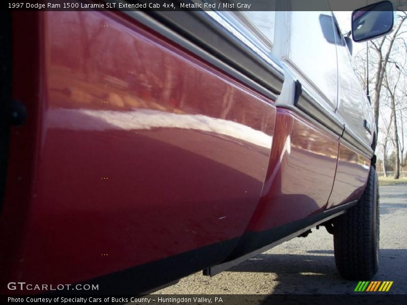 Metallic Red / Mist Gray 1997 Dodge Ram 1500 Laramie SLT Extended Cab 4x4