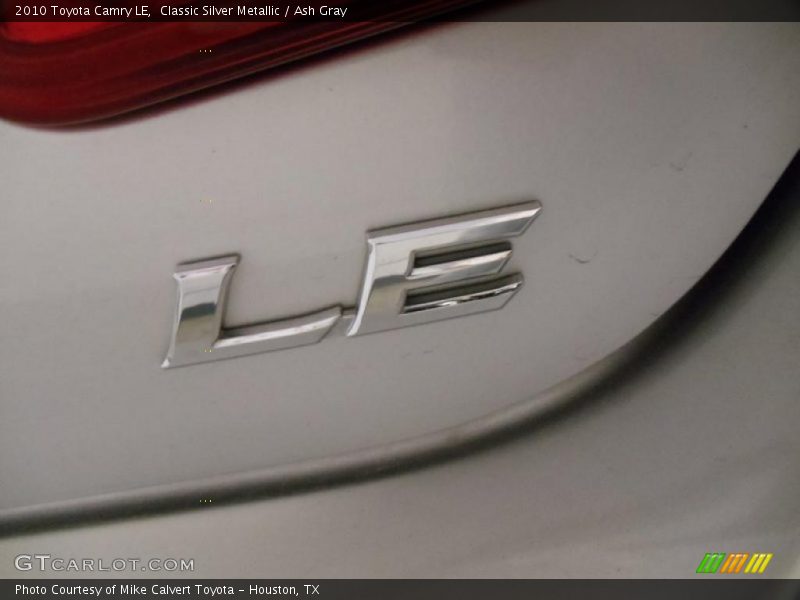 Classic Silver Metallic / Ash Gray 2010 Toyota Camry LE