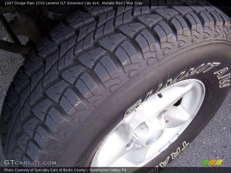 Metallic Red / Mist Gray 1997 Dodge Ram 1500 Laramie SLT Extended Cab 4x4