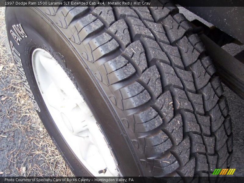 Metallic Red / Mist Gray 1997 Dodge Ram 1500 Laramie SLT Extended Cab 4x4