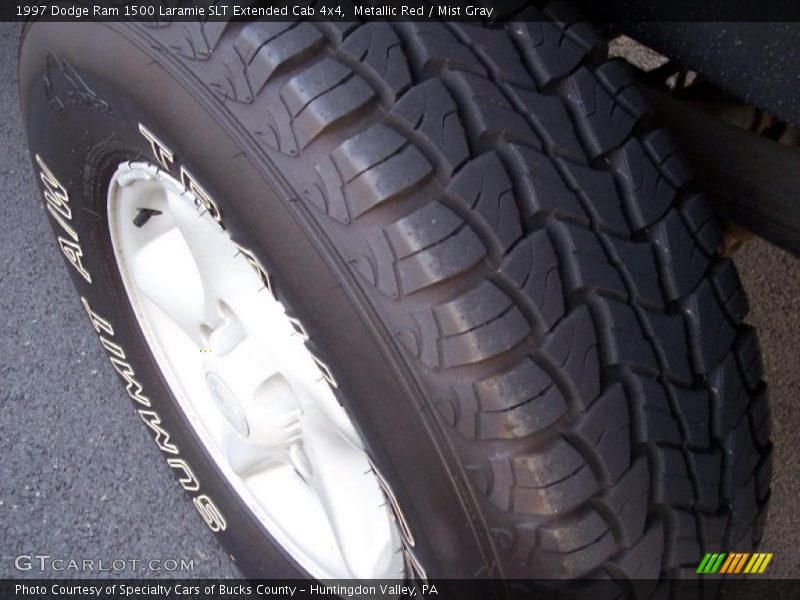 Metallic Red / Mist Gray 1997 Dodge Ram 1500 Laramie SLT Extended Cab 4x4