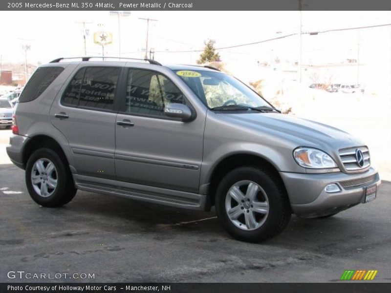 Pewter Metallic / Charcoal 2005 Mercedes-Benz ML 350 4Matic