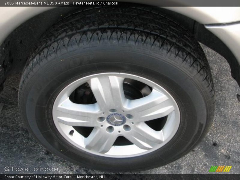 Pewter Metallic / Charcoal 2005 Mercedes-Benz ML 350 4Matic