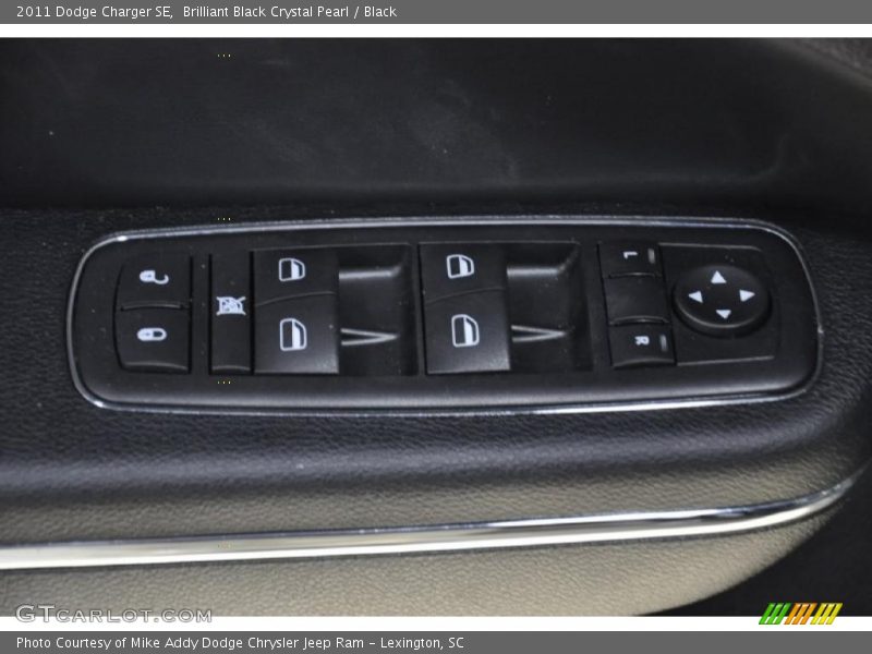 Brilliant Black Crystal Pearl / Black 2011 Dodge Charger SE