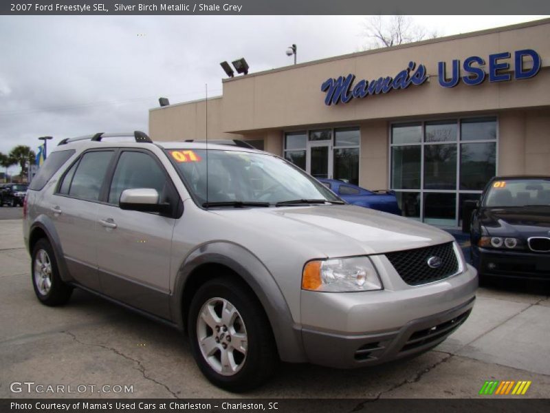 Silver Birch Metallic / Shale Grey 2007 Ford Freestyle SEL