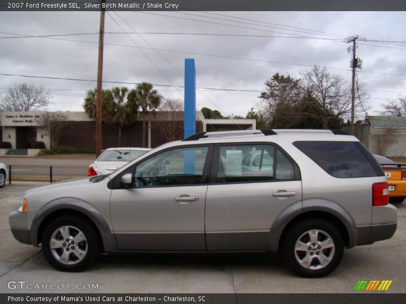 Silver Birch Metallic / Shale Grey 2007 Ford Freestyle SEL