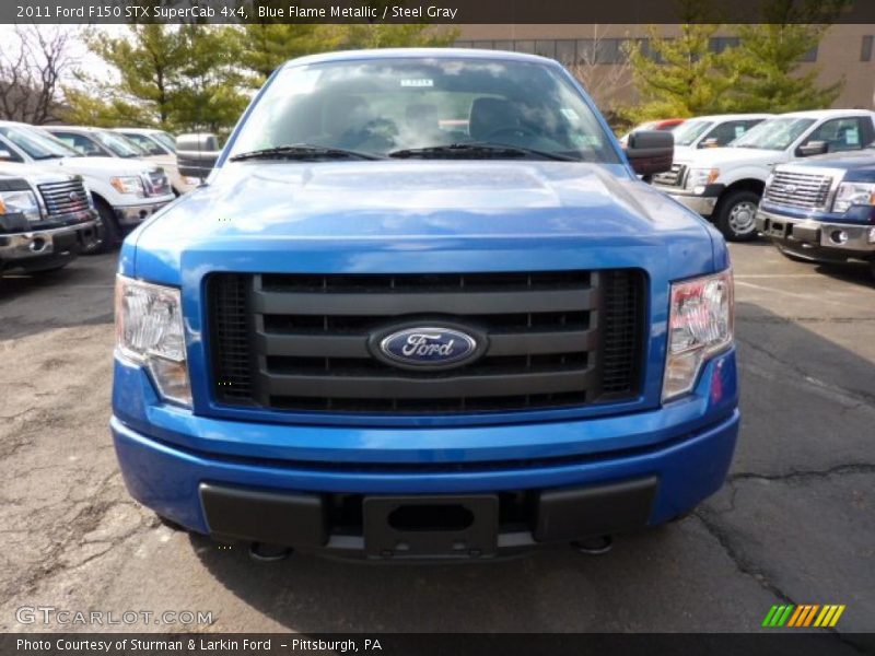  2011 F150 STX SuperCab 4x4 Blue Flame Metallic