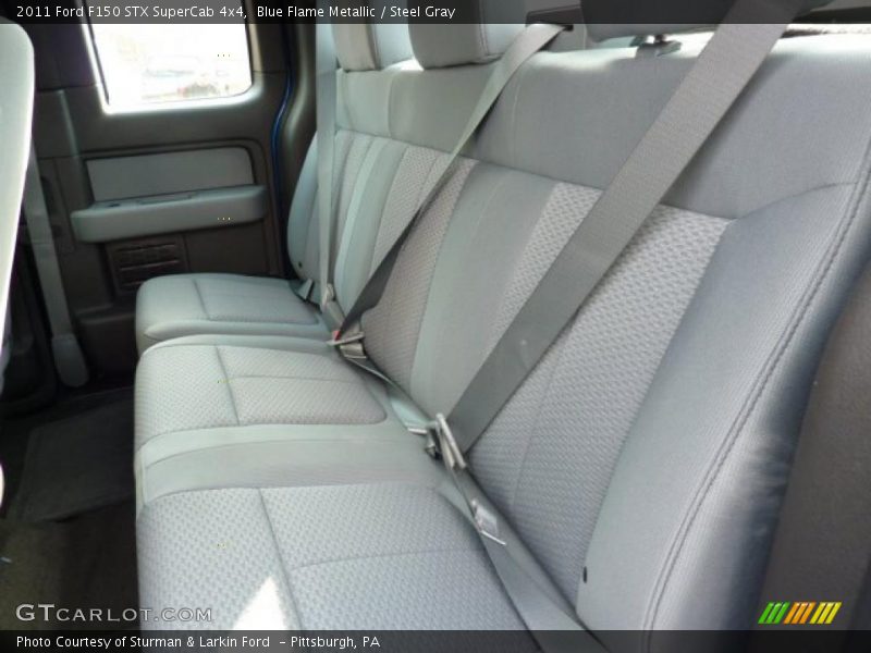  2011 F150 STX SuperCab 4x4 Steel Gray Interior