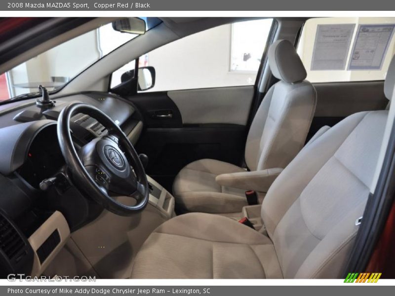 Copper Red / Black 2008 Mazda MAZDA5 Sport