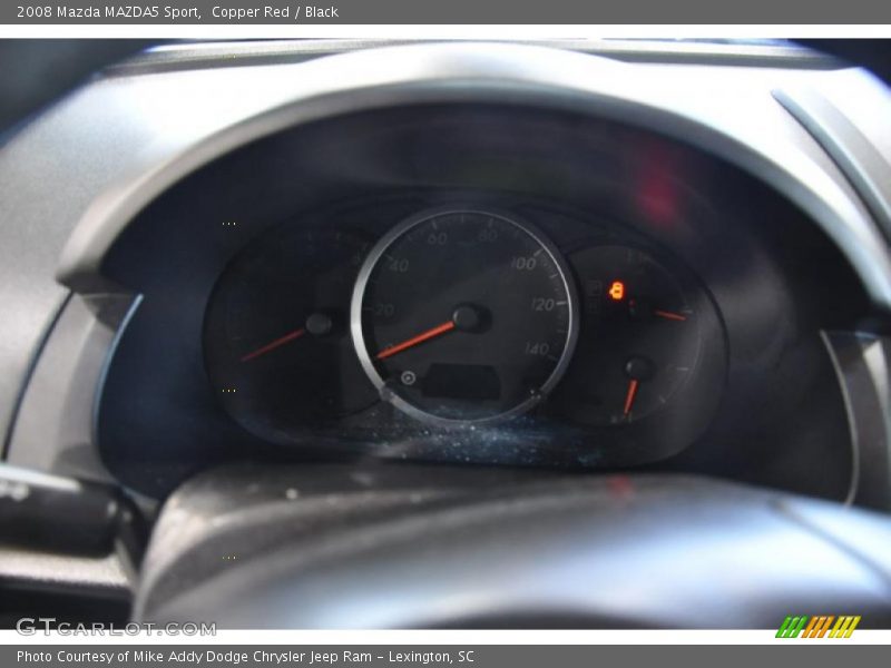 Copper Red / Black 2008 Mazda MAZDA5 Sport