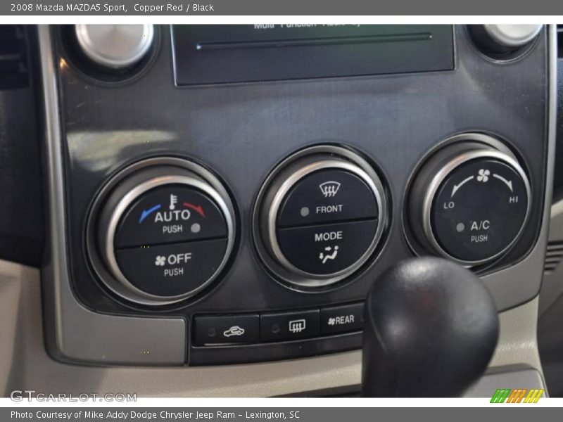 Copper Red / Black 2008 Mazda MAZDA5 Sport