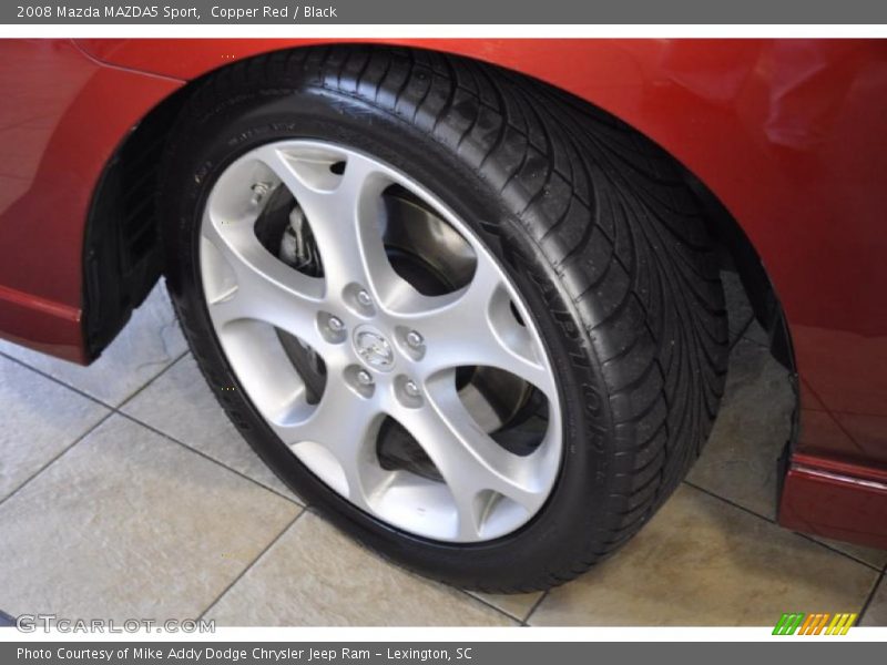 Copper Red / Black 2008 Mazda MAZDA5 Sport