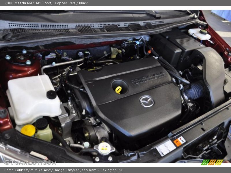 Copper Red / Black 2008 Mazda MAZDA5 Sport