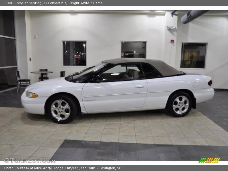 Bright White / Camel 2000 Chrysler Sebring JXi Convertible