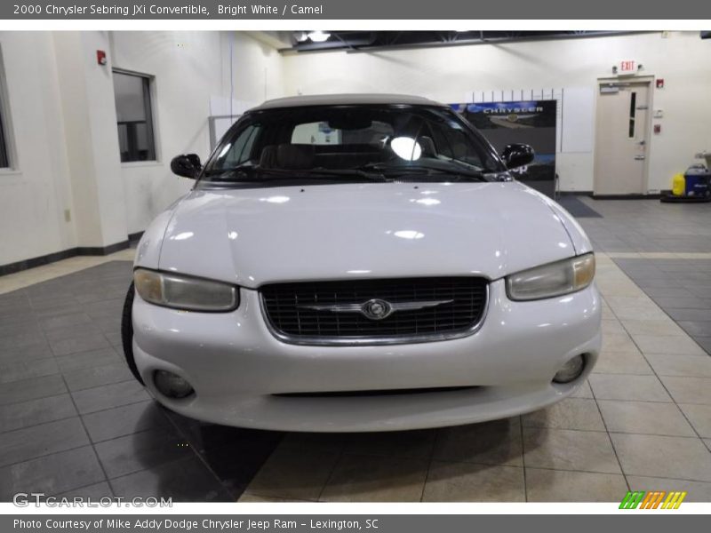 Bright White / Camel 2000 Chrysler Sebring JXi Convertible