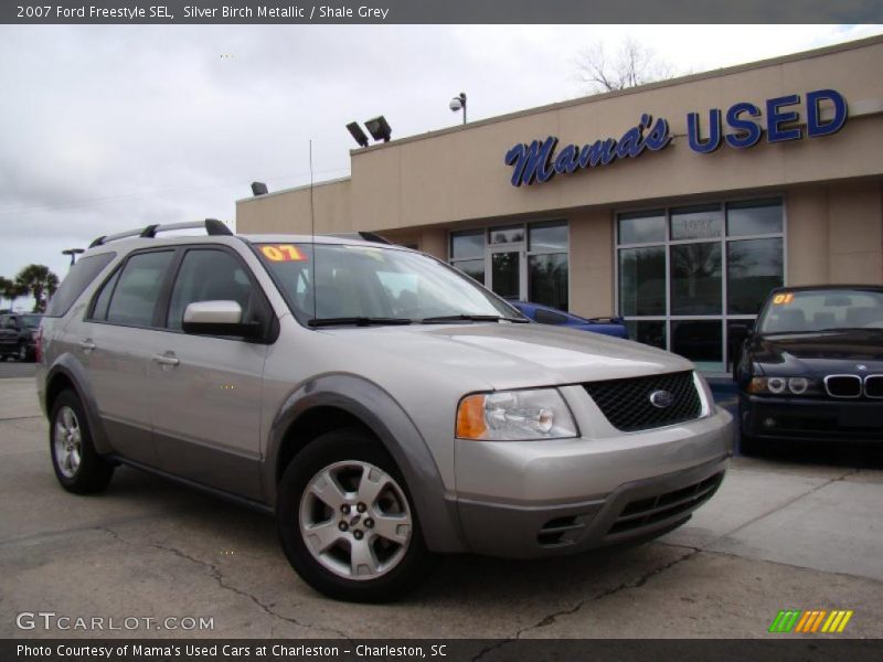 Silver Birch Metallic / Shale Grey 2007 Ford Freestyle SEL