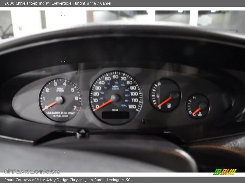 Bright White / Camel 2000 Chrysler Sebring JXi Convertible