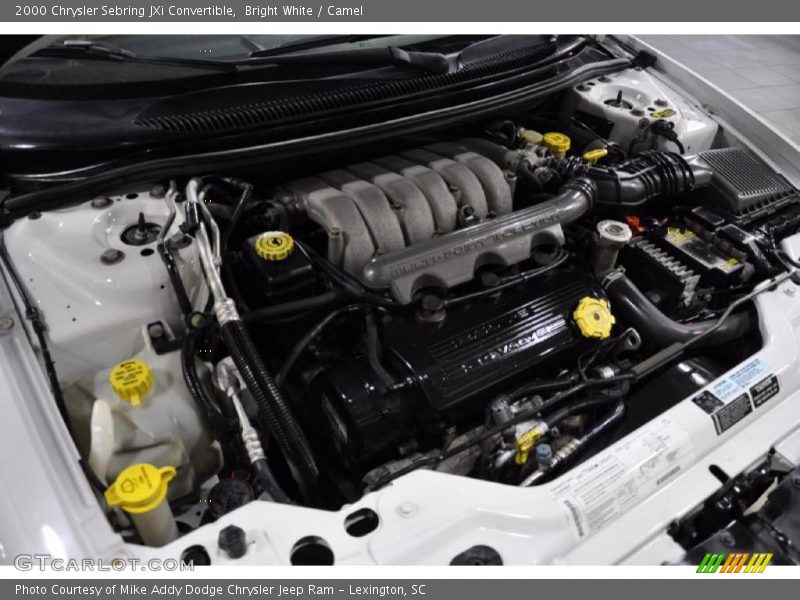 Bright White / Camel 2000 Chrysler Sebring JXi Convertible