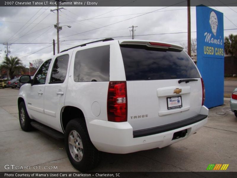 Summit White / Ebony 2007 Chevrolet Tahoe LT 4x4