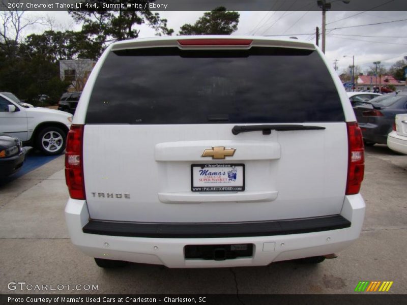 Summit White / Ebony 2007 Chevrolet Tahoe LT 4x4
