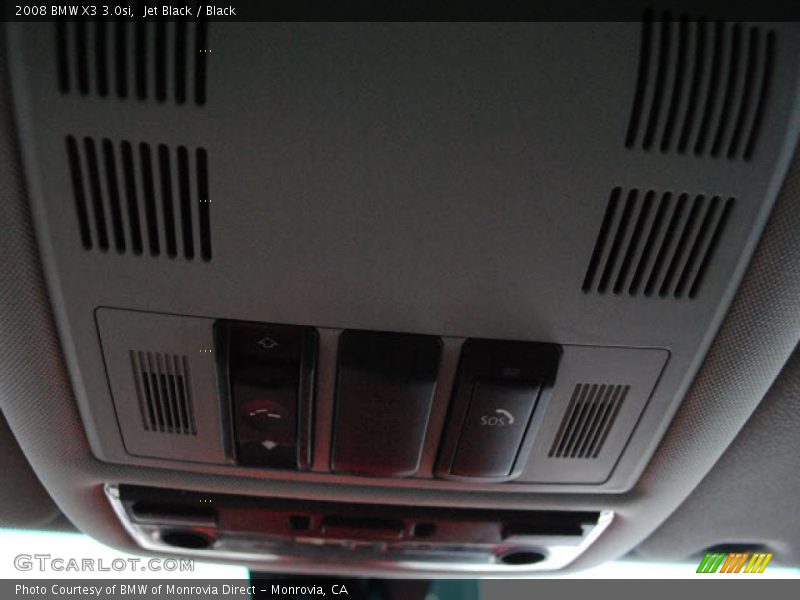 Jet Black / Black 2008 BMW X3 3.0si