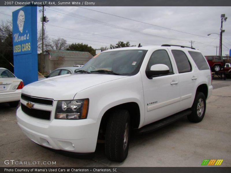 Summit White / Ebony 2007 Chevrolet Tahoe LT 4x4