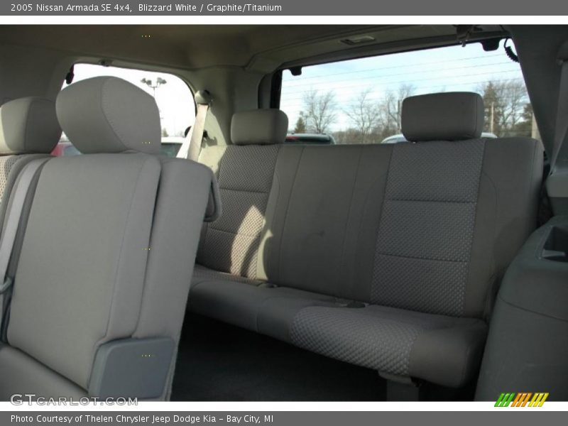 Blizzard White / Graphite/Titanium 2005 Nissan Armada SE 4x4