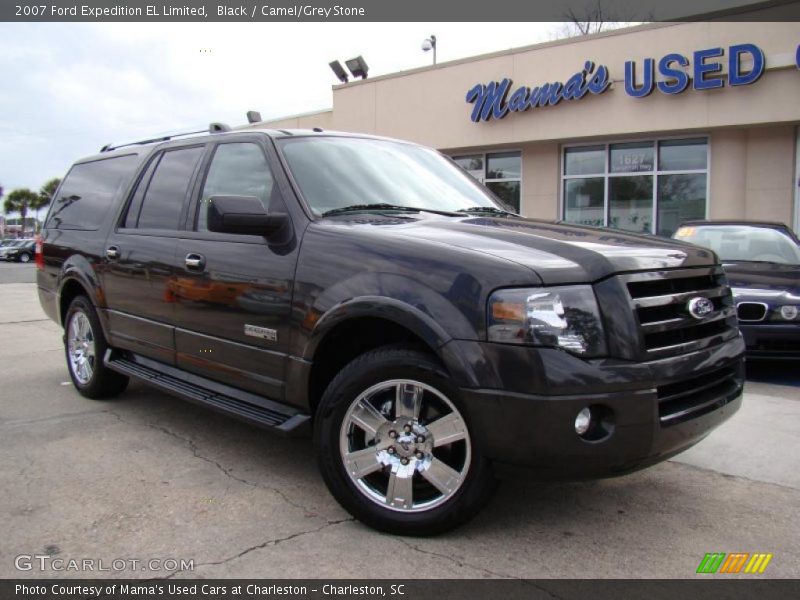 Black / Camel/Grey Stone 2007 Ford Expedition EL Limited