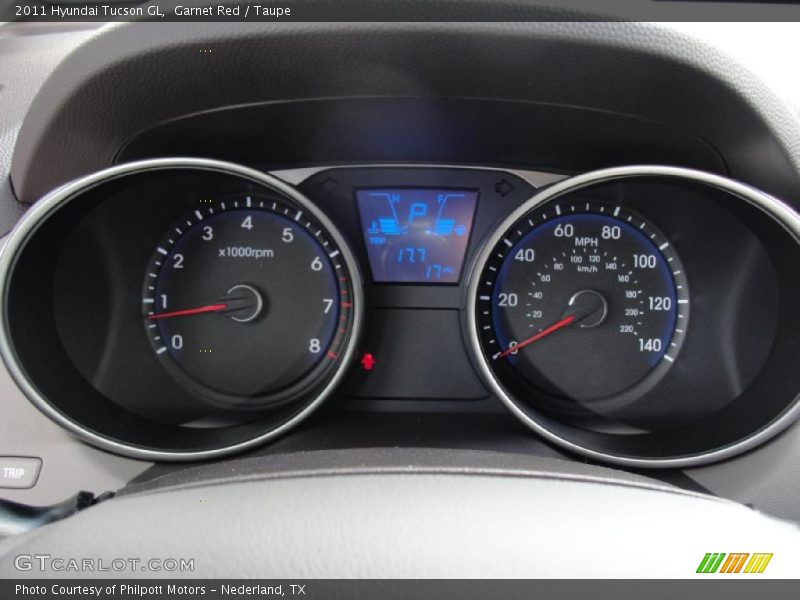  2011 Tucson GL GL Gauges