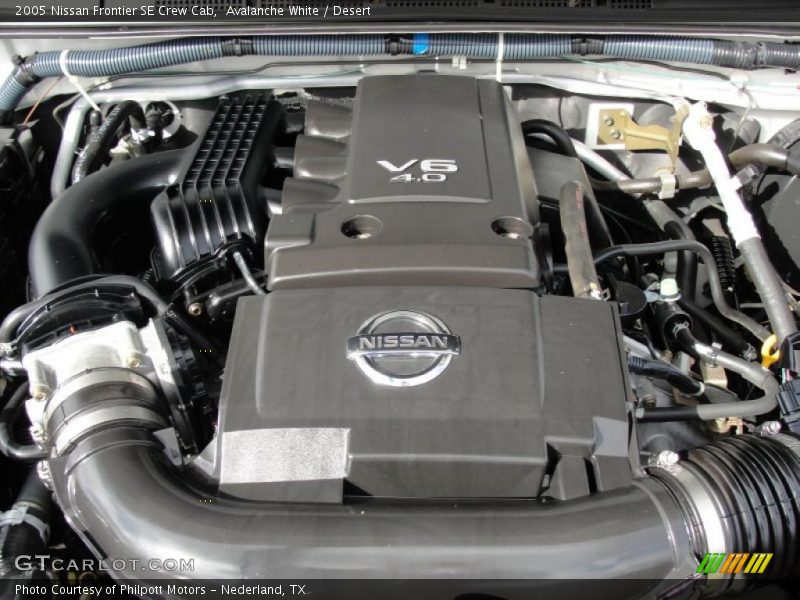  2005 Frontier SE Crew Cab Engine - 4.0 Liter DOHC 24-Valve V6