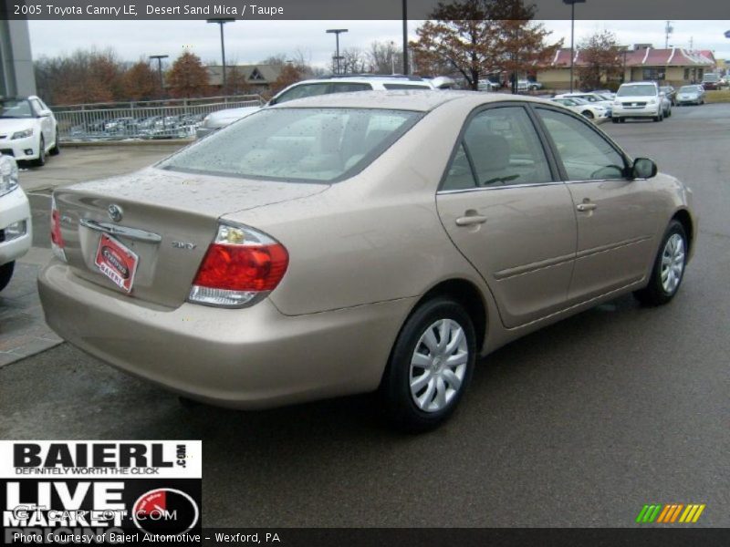 Desert Sand Mica / Taupe 2005 Toyota Camry LE