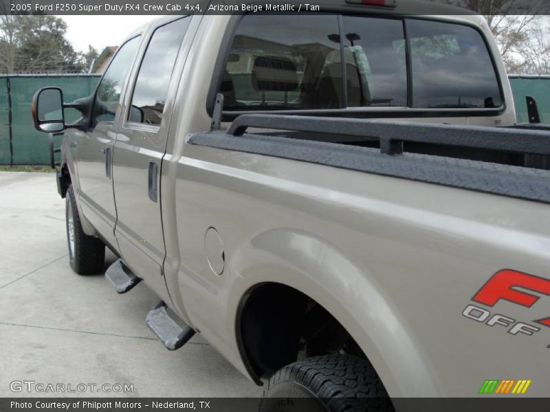 Arizona Beige Metallic / Tan 2005 Ford F250 Super Duty FX4 Crew Cab 4x4