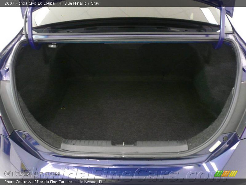 Fiji Blue Metallic / Gray 2007 Honda Civic LX Coupe