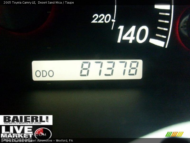 Desert Sand Mica / Taupe 2005 Toyota Camry LE