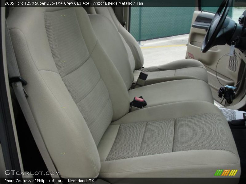 Arizona Beige Metallic / Tan 2005 Ford F250 Super Duty FX4 Crew Cab 4x4