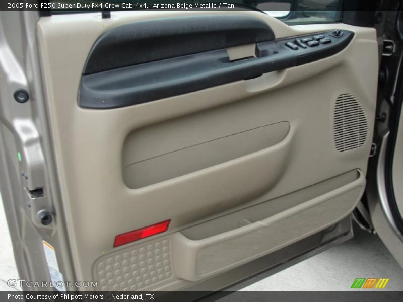 Arizona Beige Metallic / Tan 2005 Ford F250 Super Duty FX4 Crew Cab 4x4