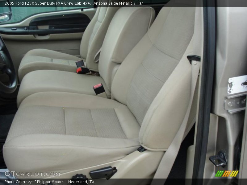 Arizona Beige Metallic / Tan 2005 Ford F250 Super Duty FX4 Crew Cab 4x4