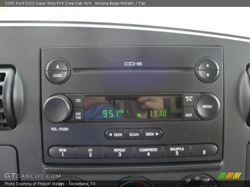 Controls of 2005 F250 Super Duty FX4 Crew Cab 4x4