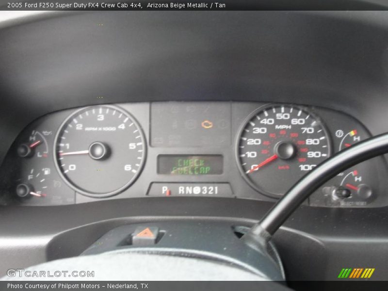 Arizona Beige Metallic / Tan 2005 Ford F250 Super Duty FX4 Crew Cab 4x4
