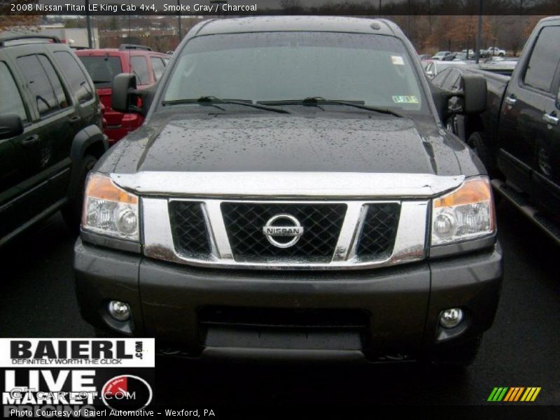 Smoke Gray / Charcoal 2008 Nissan Titan LE King Cab 4x4