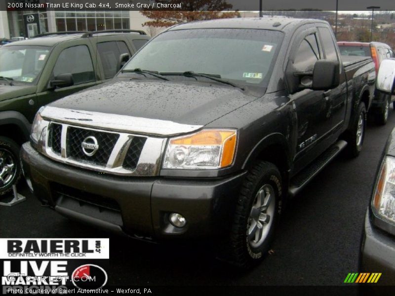 Smoke Gray / Charcoal 2008 Nissan Titan LE King Cab 4x4